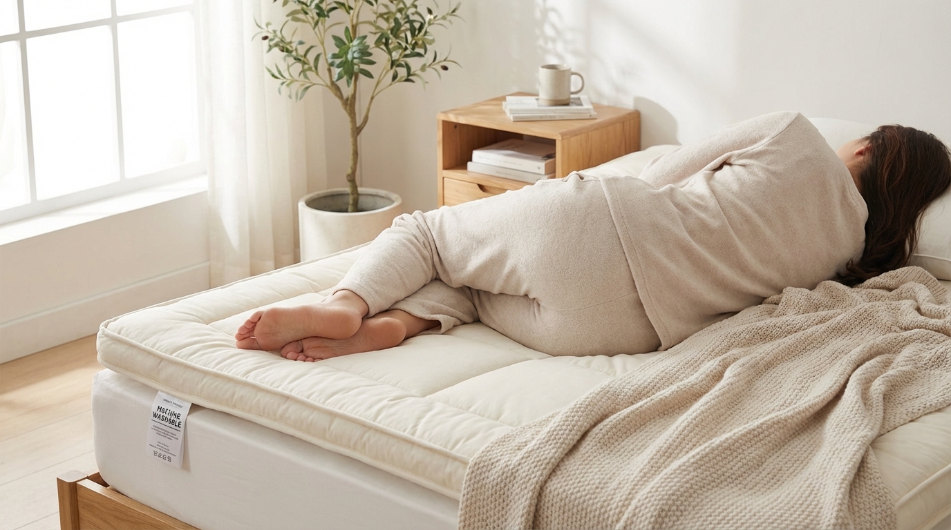 Proper sleep support on a can you wash a mattress topper