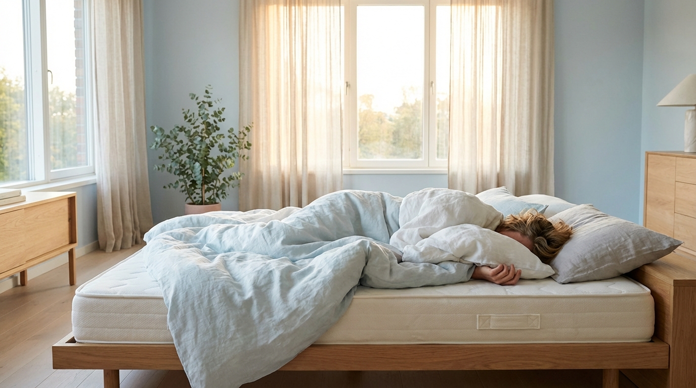 Cool, comfortable sleep on a the dimensions of a queen size mattress