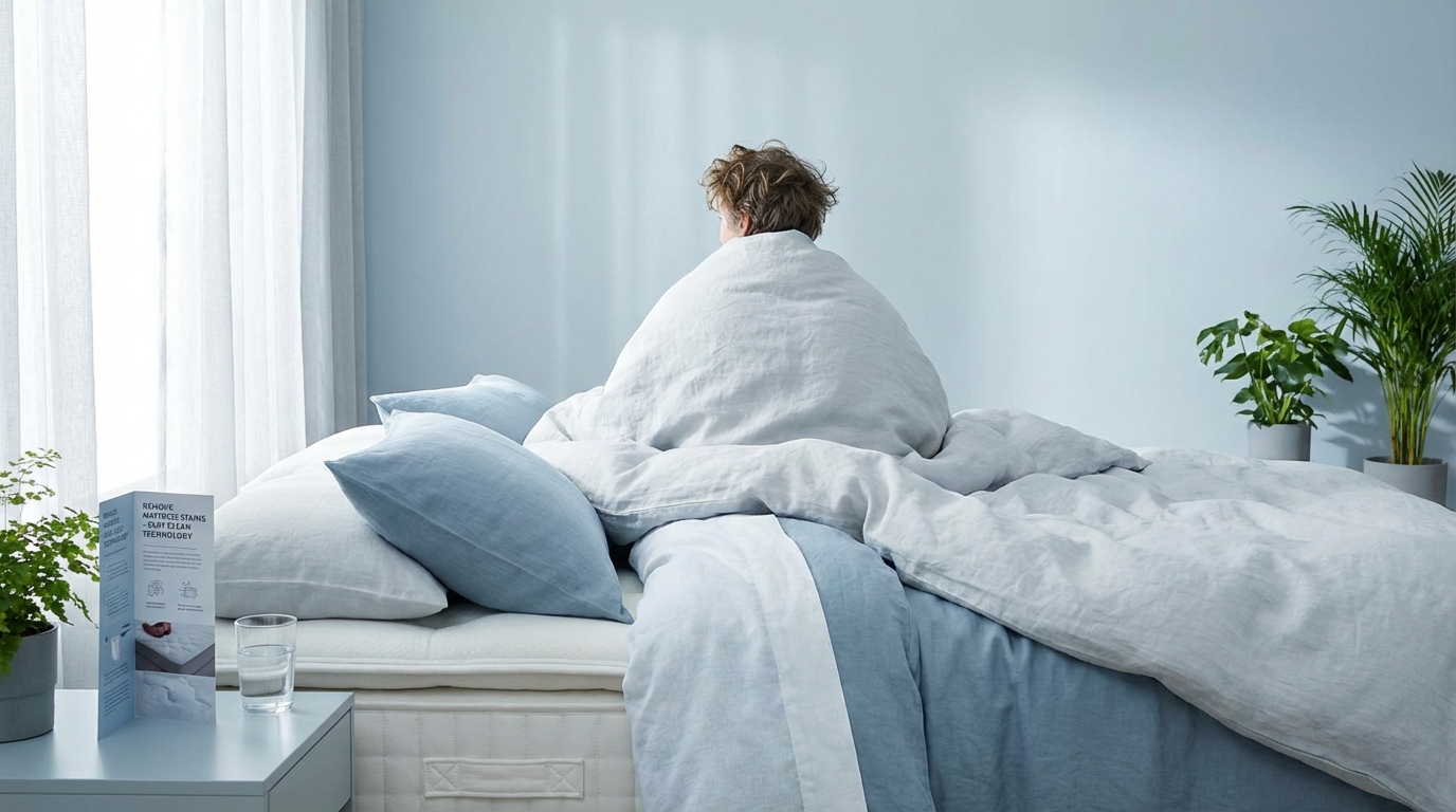 Cool, comfortable sleep on a remove mattress stains