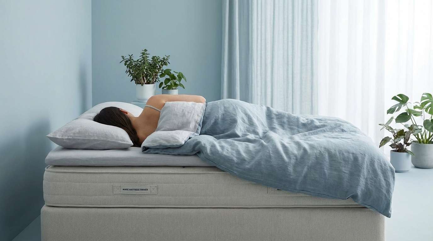 Cool, comfortable sleep on a make mattress firmer