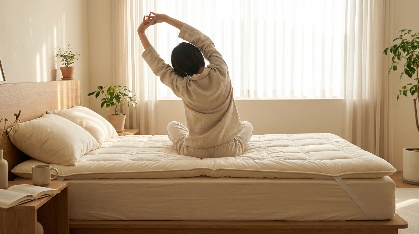 Waking up refreshed on a mattress pad