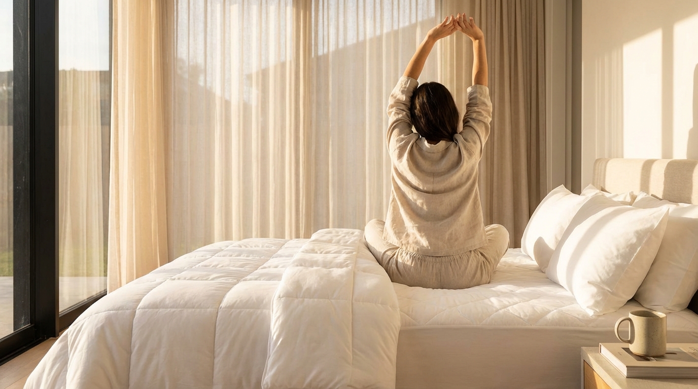 Waking up refreshed on a get period blood out of mattress