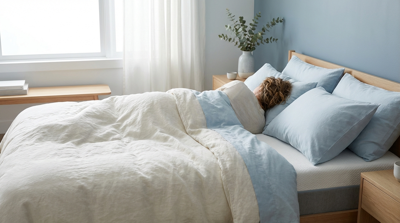 Cool, comfortable sleep on a split king mattress