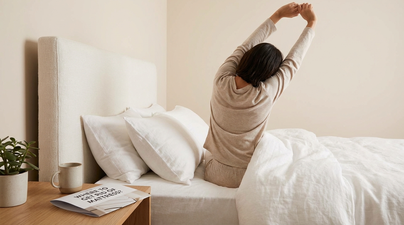 Waking up refreshed on a where to get rid of mattress