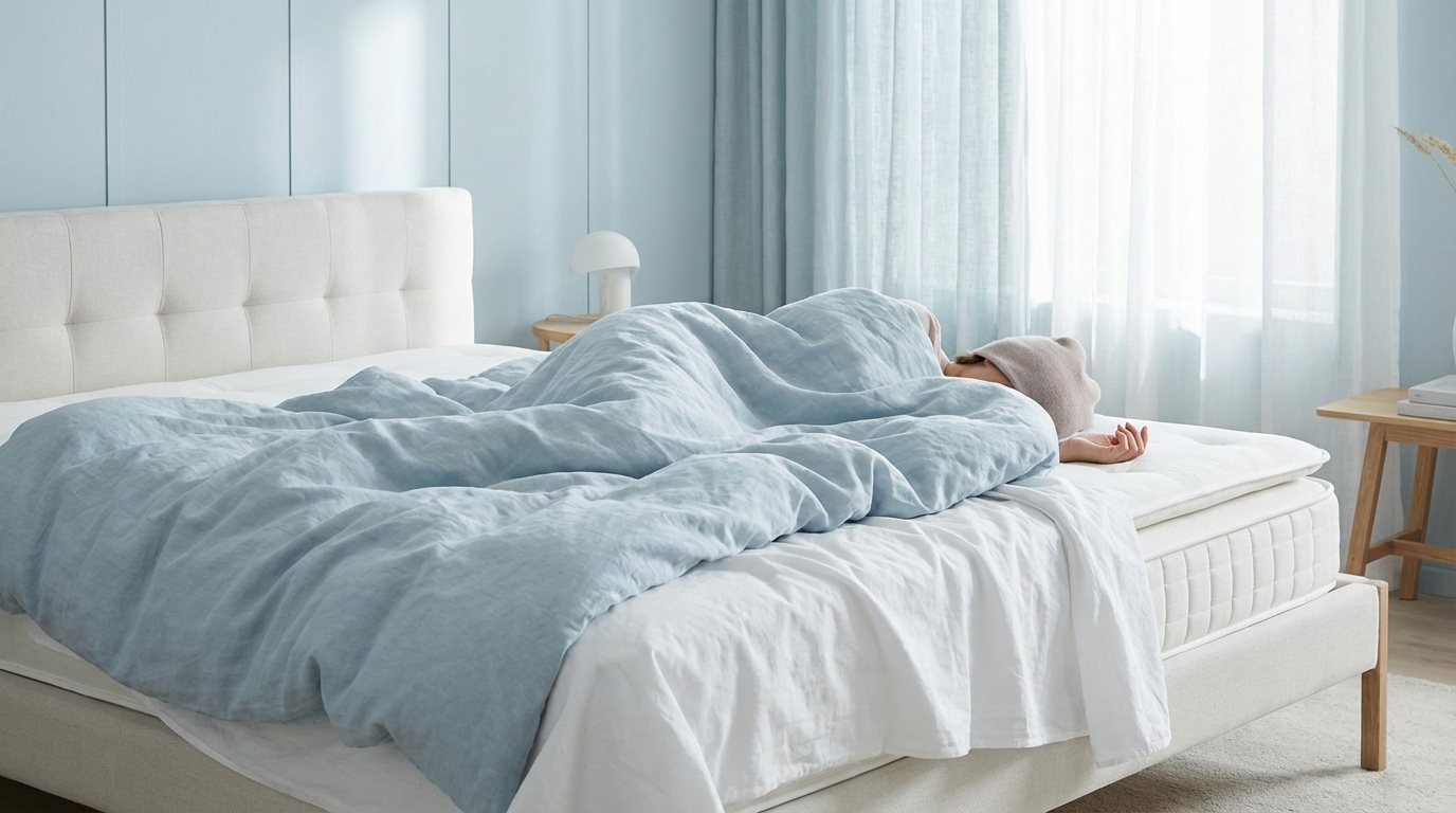 Cool, comfortable sleep on a clean mattress stains