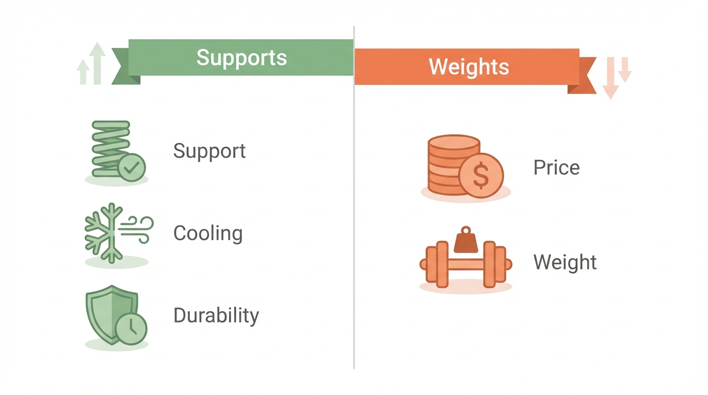Pros and cons comparison for where to throw away mattress
