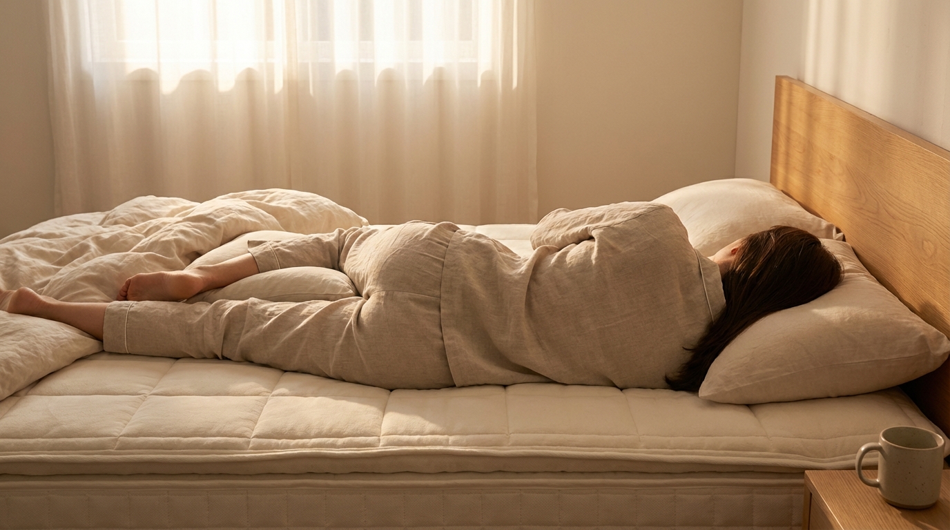 Proper sleep support on a wash a mattress