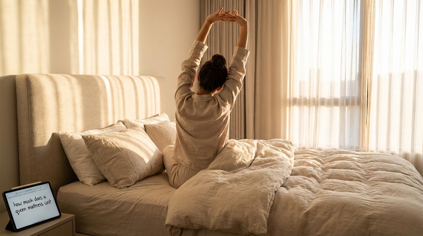 Waking up refreshed on a how much does a queen mattress cost