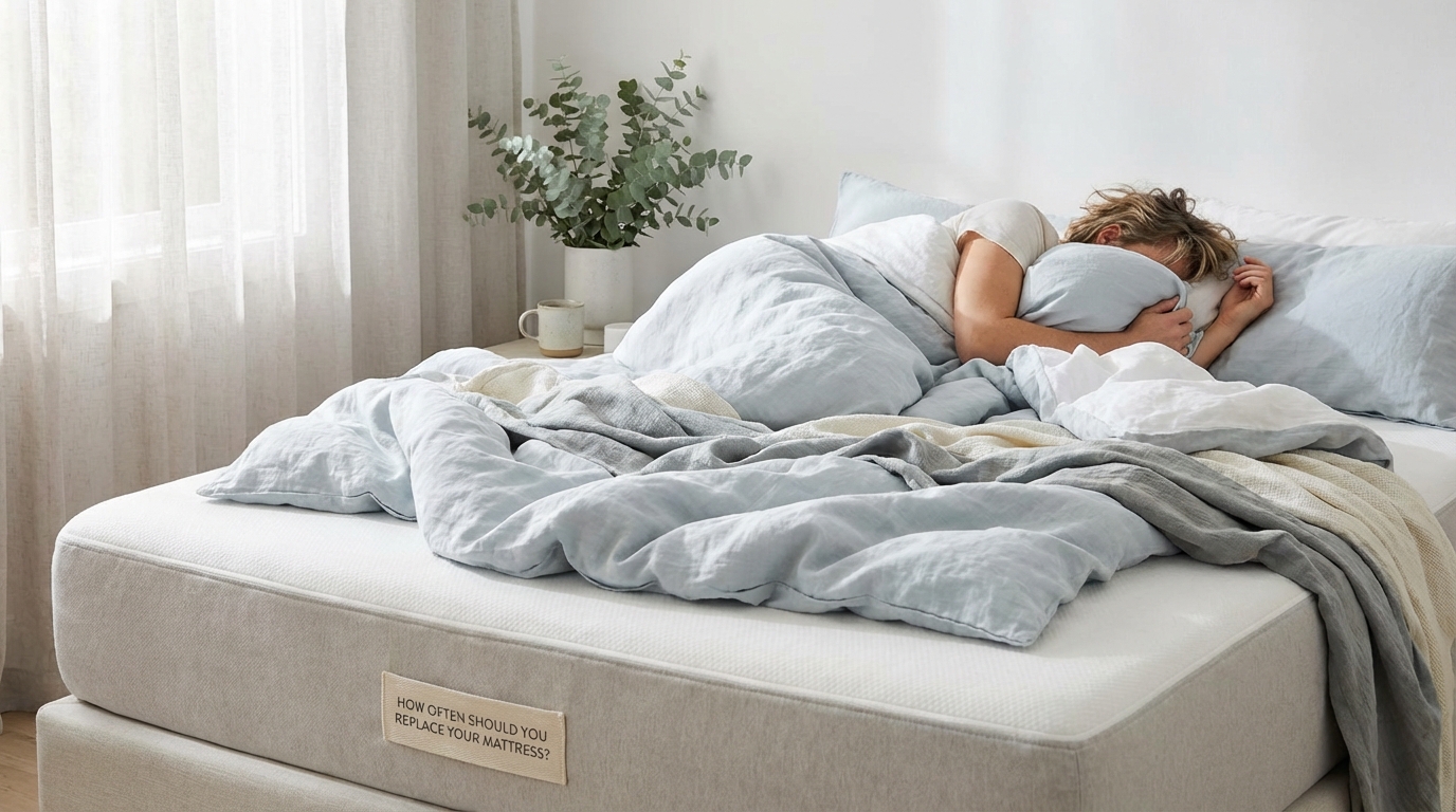 Cool, comfortable sleep on a how often should you replace your mattress