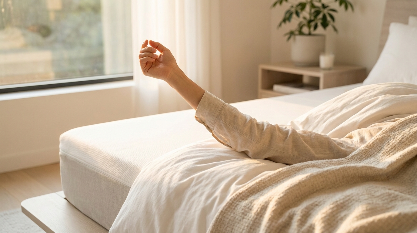 Waking up refreshed on a clean urine from mattress