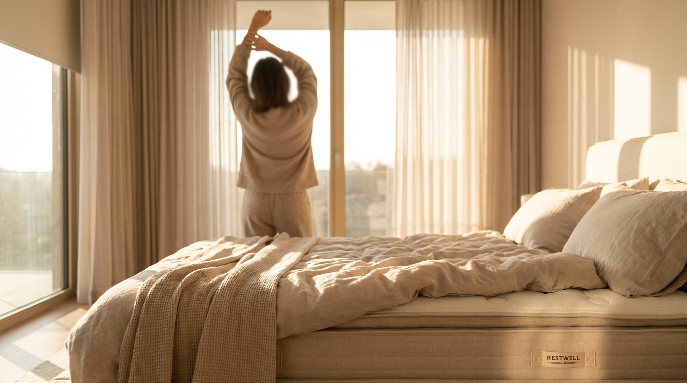 Waking up refreshed on a get rid of mattress