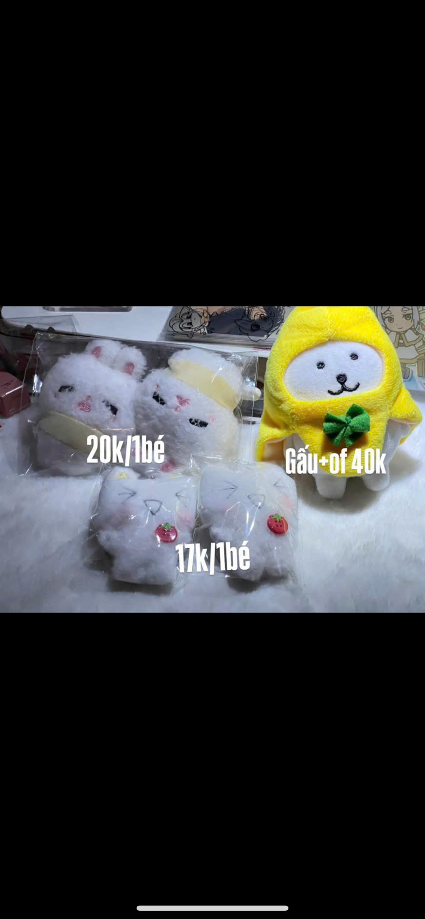 Thú bông mini các loại