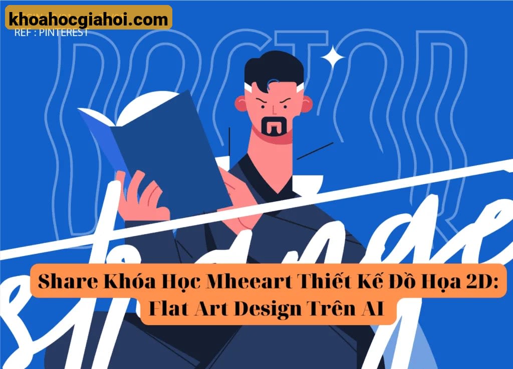 Khóa Học Thiết Kế Đồ Hoạ 2D Flat Art Design Trên Illustrator Cùng Mhee Art