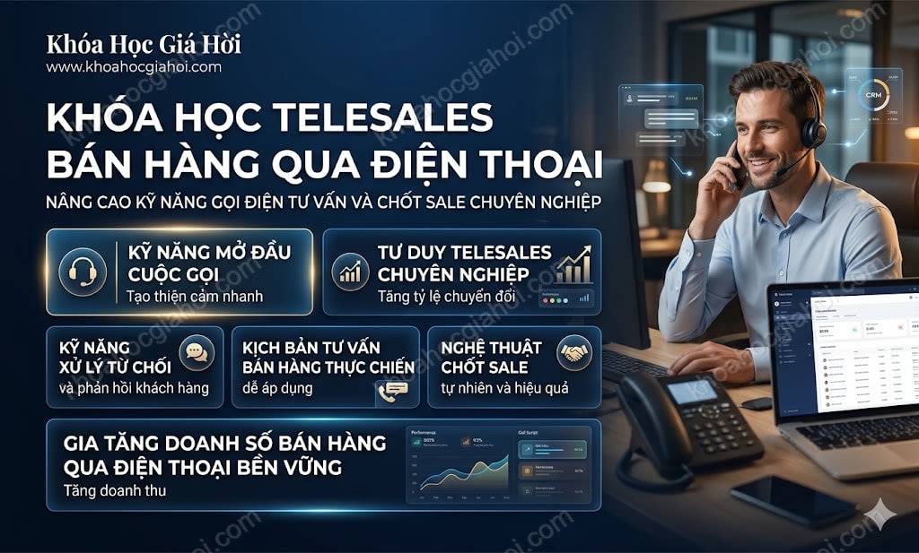 Khóa Học Telesales - Bán Hàng Qua Điện Thoại