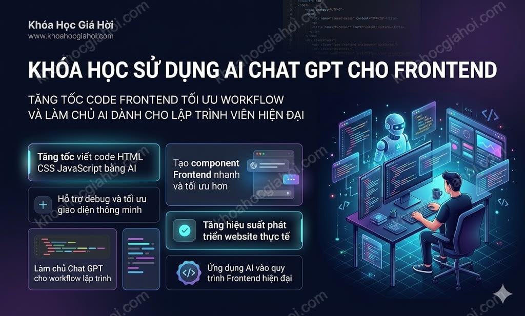 Khóa Học Sử Dụng AI (Chat GPT) Cho Frontend