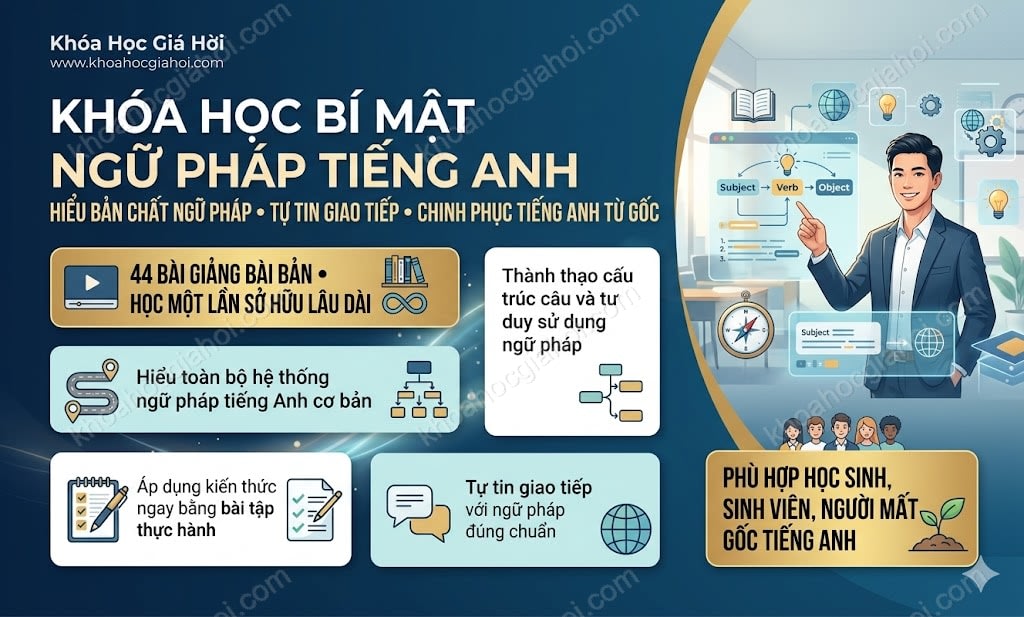 Khóa Học Bí Mật Ngữ Pháp Tiếng Anh