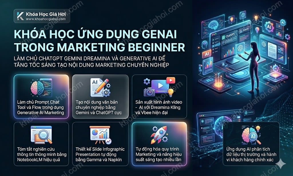 Khóa Học Ứng Dụng GenAI Trong Marketing (Beginner)