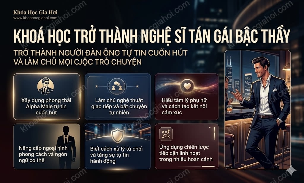 Khoá Học Trở Thành Nghệ Sĩ Tán Gái Bậc Thầy