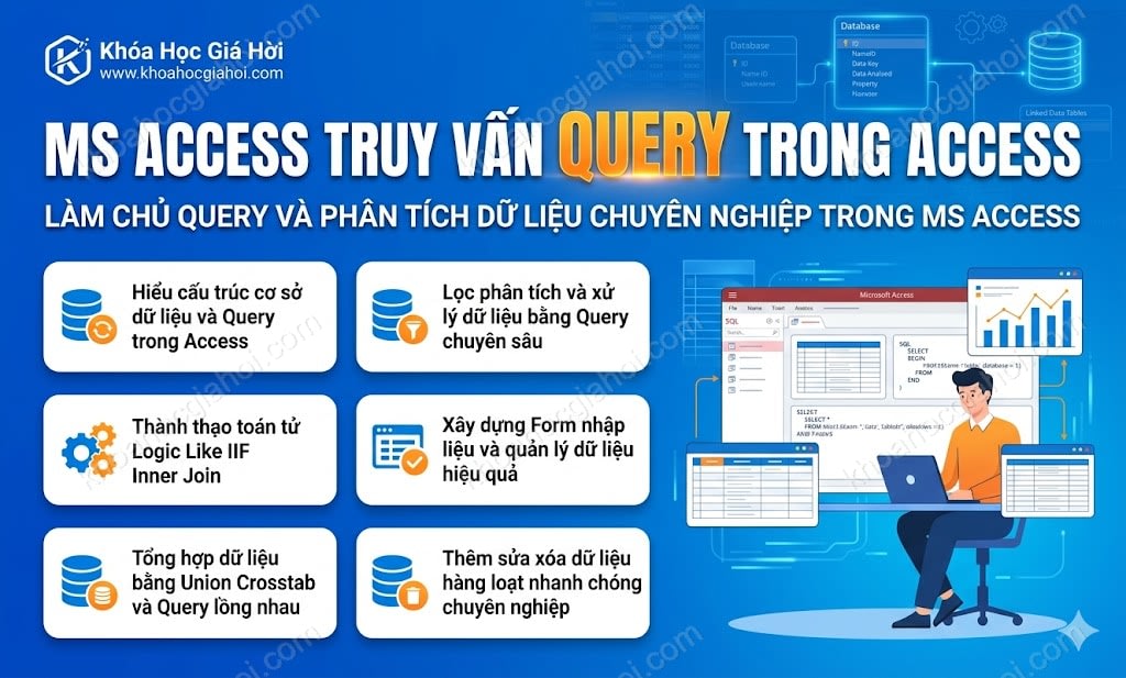 Khóa học MS Access: Truy vấn, Query trong Access