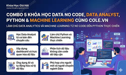 Combo 5 Khóa Học Data No Code, Data Analyst, Python & Machine Learning Cùng Cole.vn