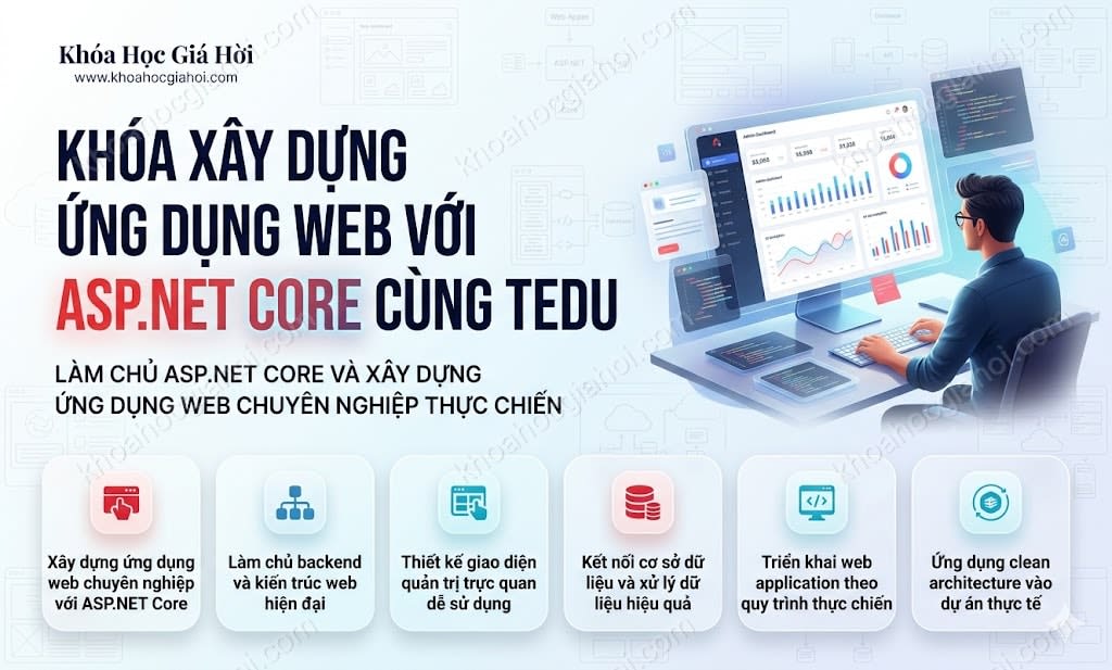 Khóa Xây Dựng Ứng Dụng Web Với Asp.net Core Cùng Tedu
