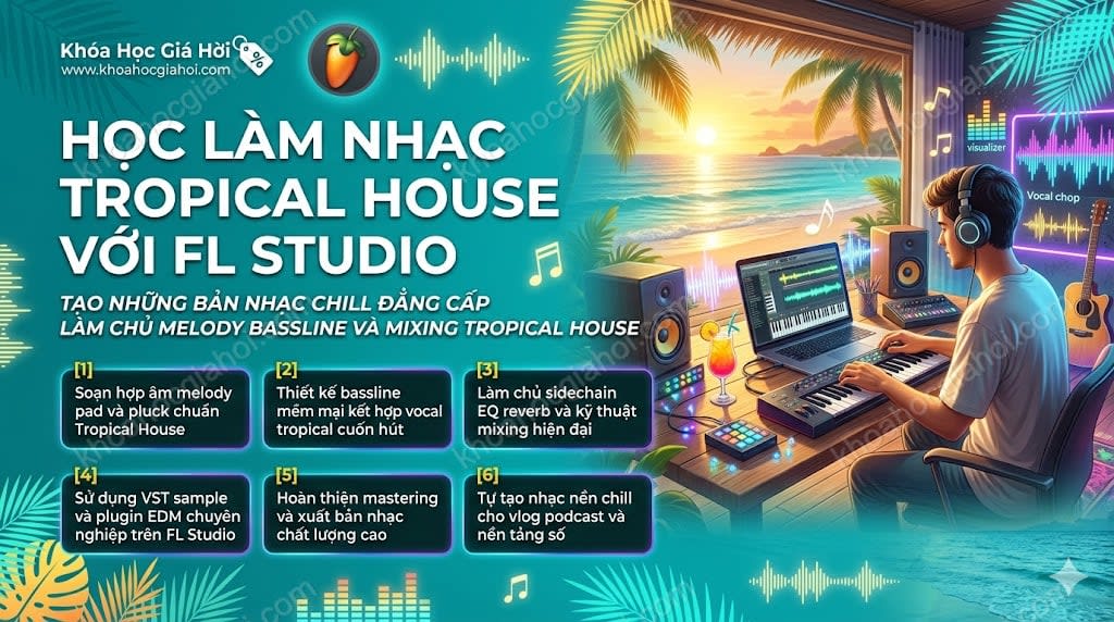 Học Làm Nhạc Tropical House Với FL Studio