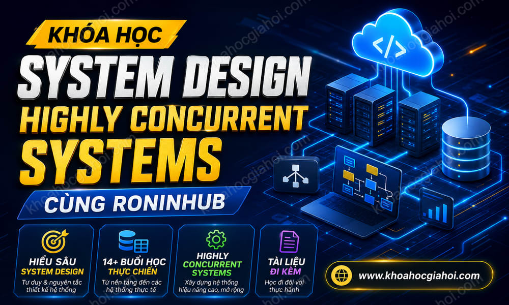 Khóa Học System Design Highly Concurrent Systems Cùng Roninhub