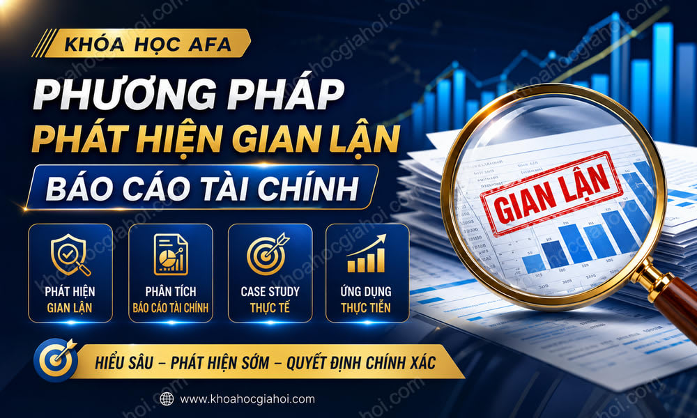 Khóa Học Afa Phương Pháp Phát Hiện Gian Lận Báo Cáo Tài Chính