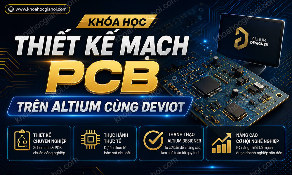 Khóa Học Thiết Kế Mạch Pcb Trên Altium Cùng Deviot