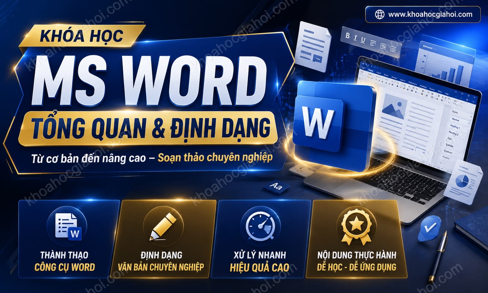Khóa học MS Word: Tổng quan và định dạng