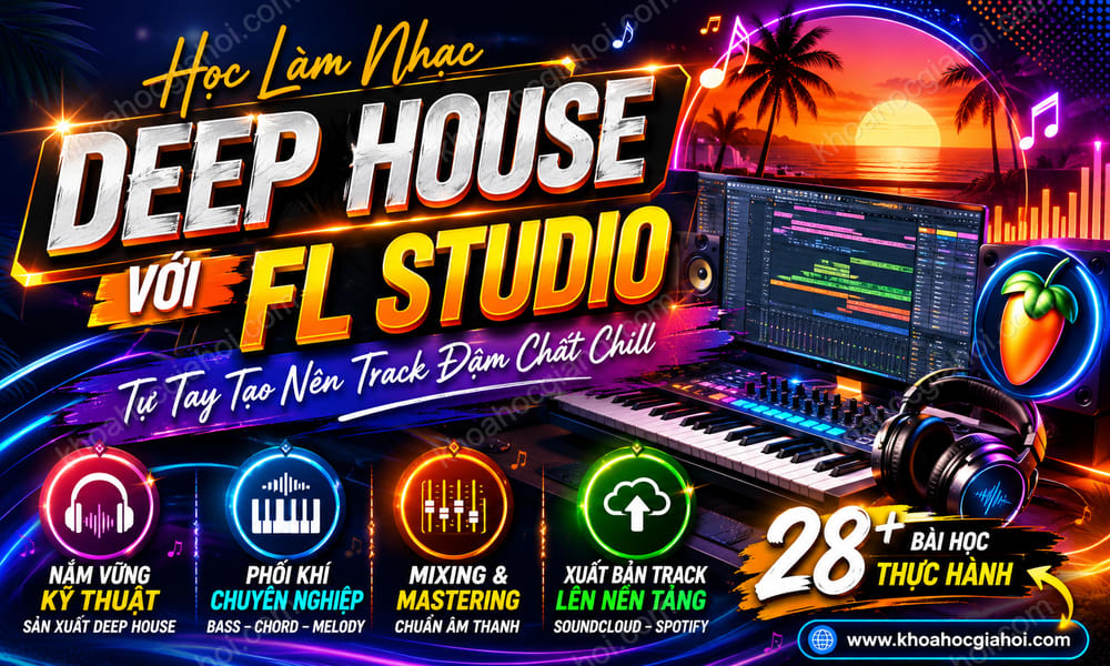 Học Làm Nhạc Deep House Với FL Studio