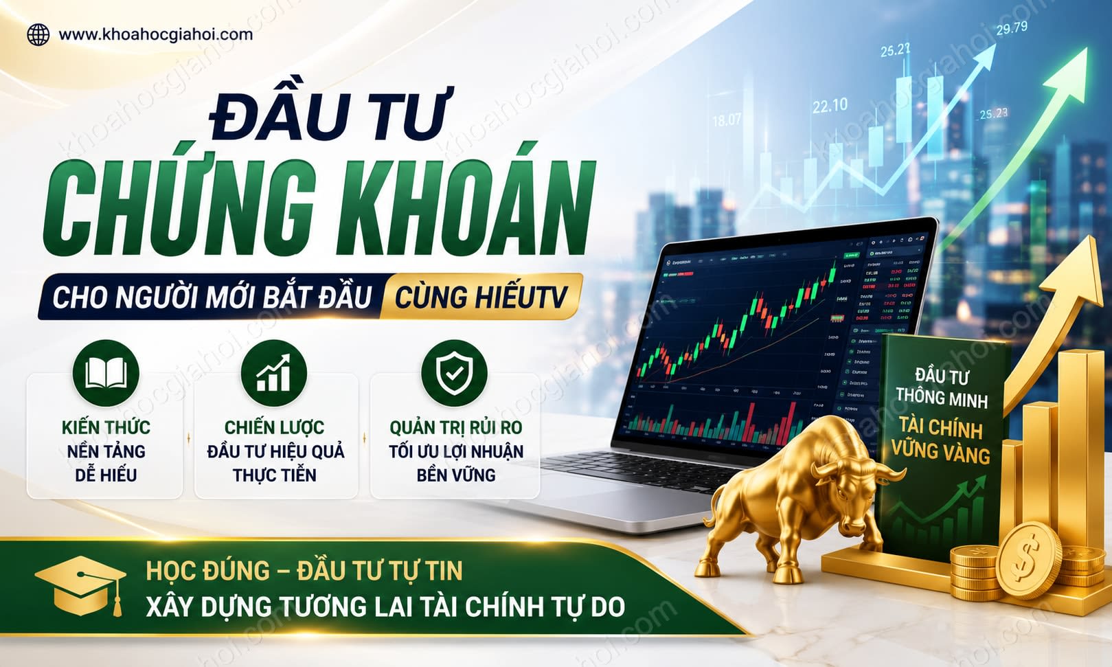 Khóa Học Đầu Tư Chứng Khoán Cho Người Mới Bắt Đầu Cùng Hiếutv