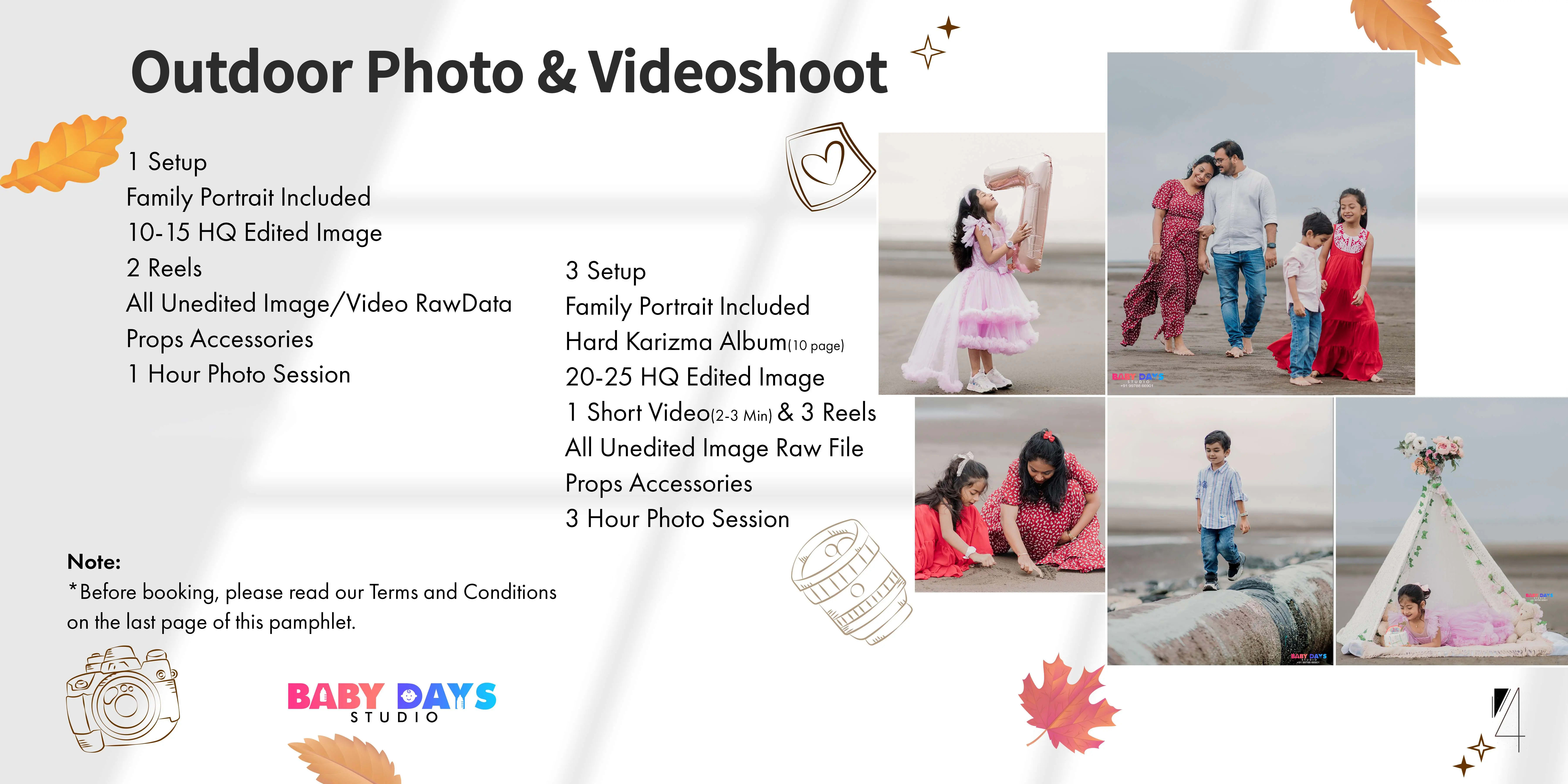 Outdoor Photo and Videoshoot