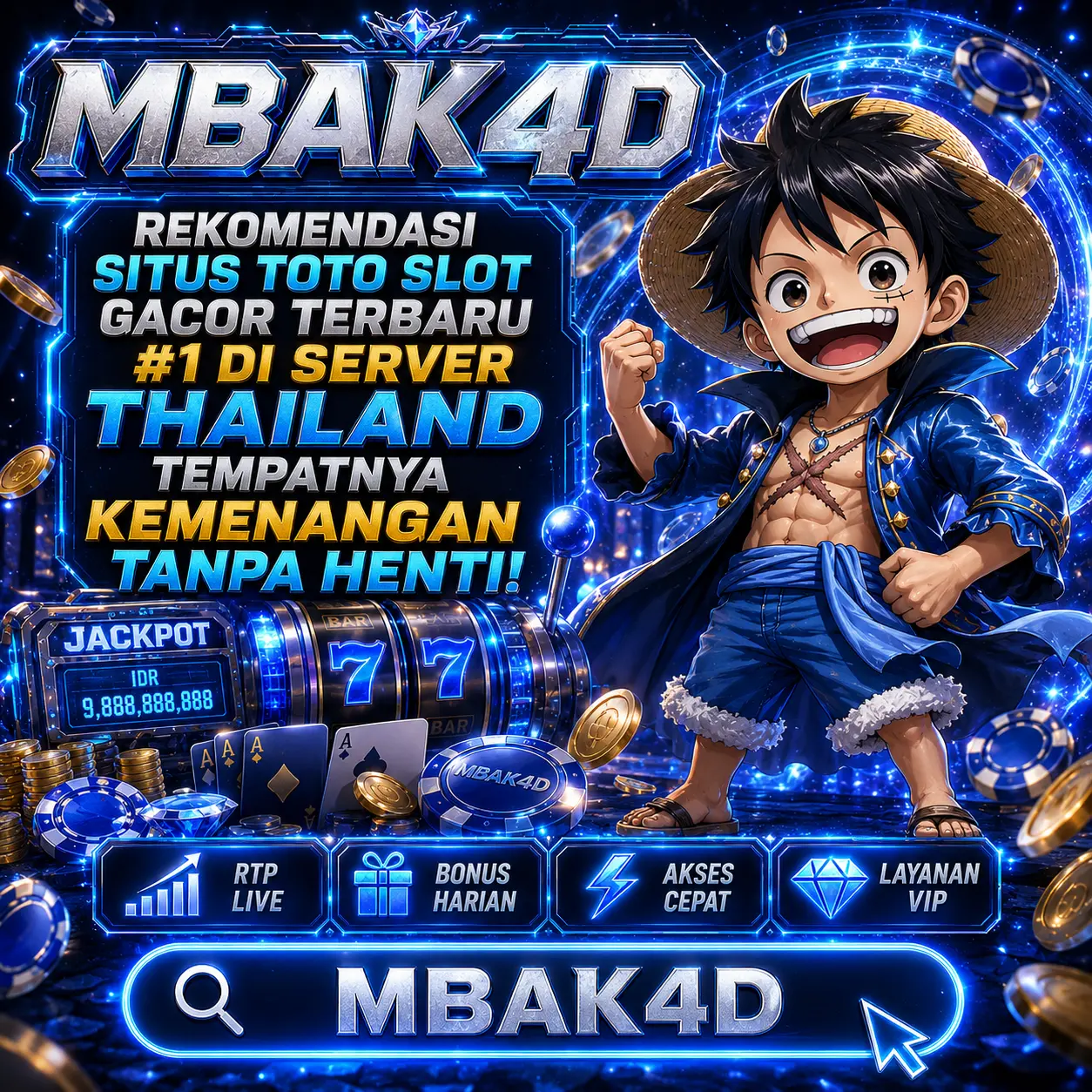 MBAK4D ♨️ Rekomendasi Situs Toto Slot Gacor Terbaru #1 di Server Thailand Tempatnya Kemenangan Tanpa Henti!