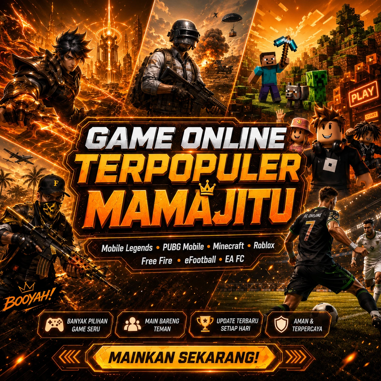 MAMAJITU ! Mantap Ini Dia Game Online Terpopuler Sepanjang Tahun 2026