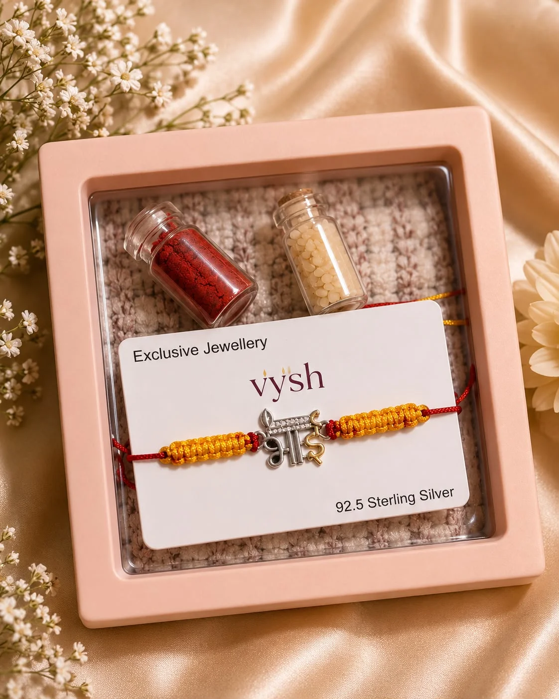 Silver Bhai Rakhi