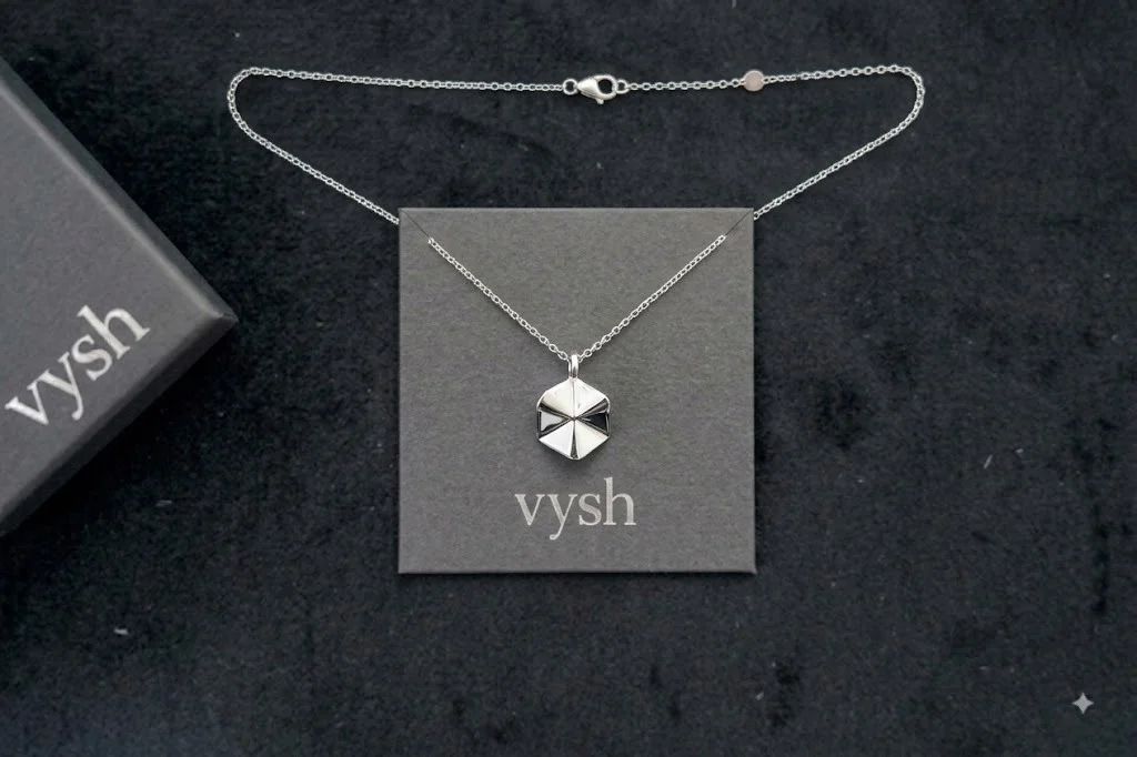 Hexa Shine Silver Chain