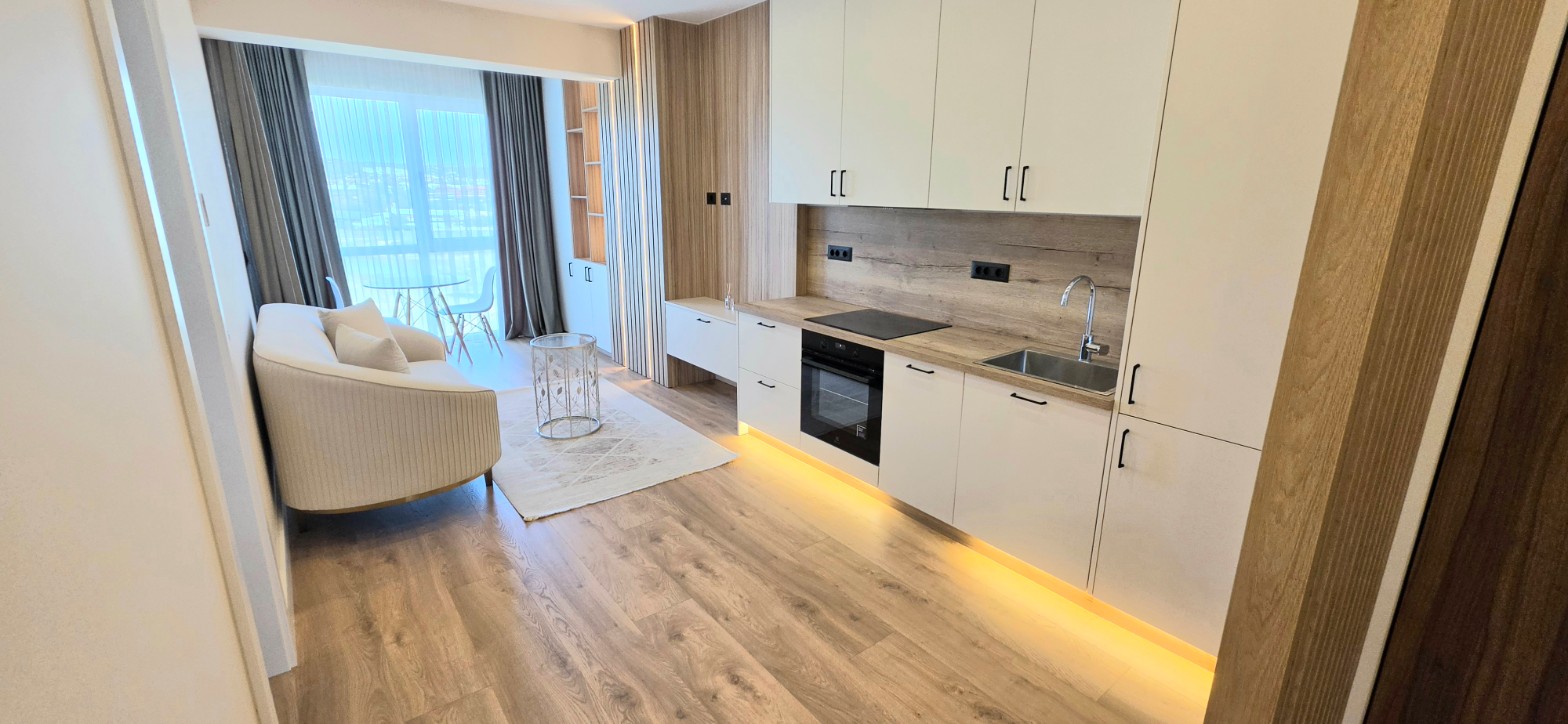 Apartament 2 camere Suceava — bloc nou, prima închiriere, mobilat complet
