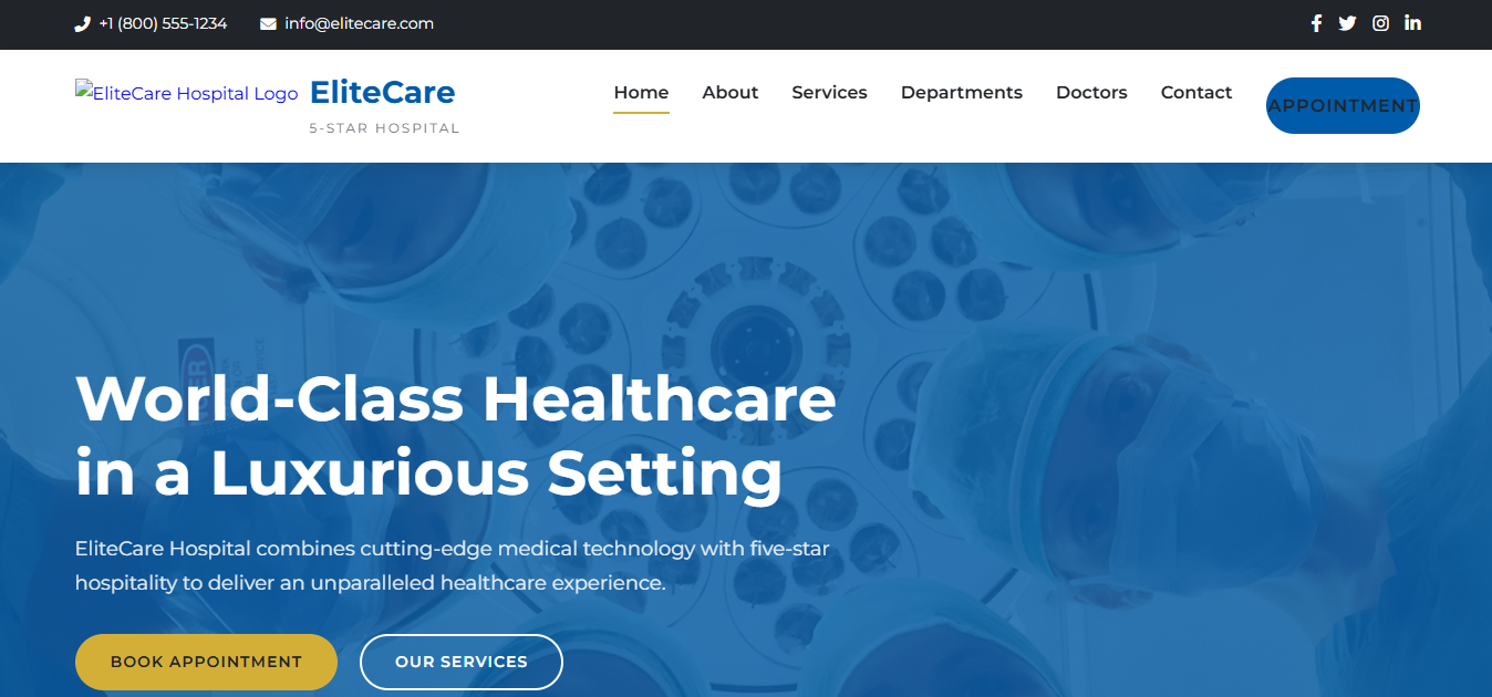 5-star-hospital-website