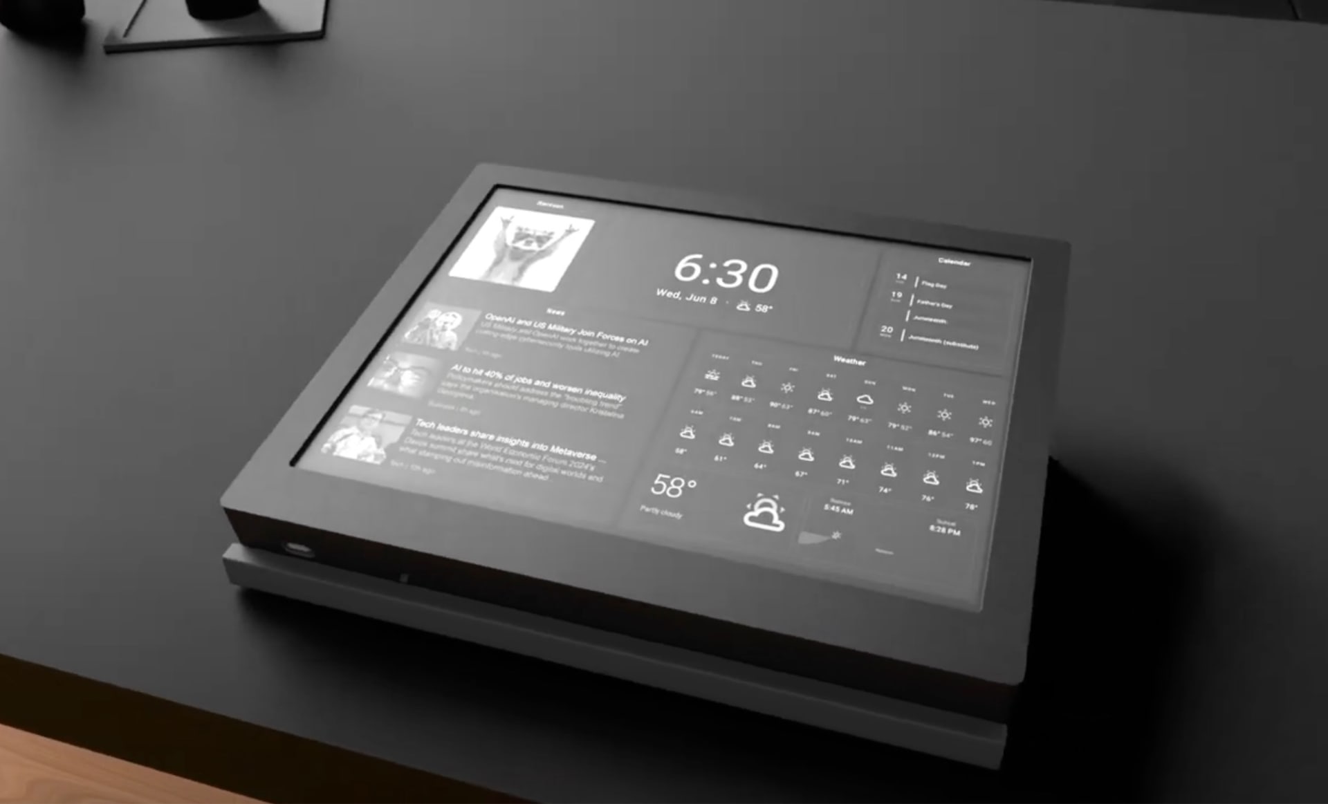 E-ink dashboard