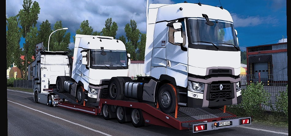 МОД Estepe Trailer Car Transporter v4.02.25 ДЛЯ EURO TRUCK SIMULATOR 2
