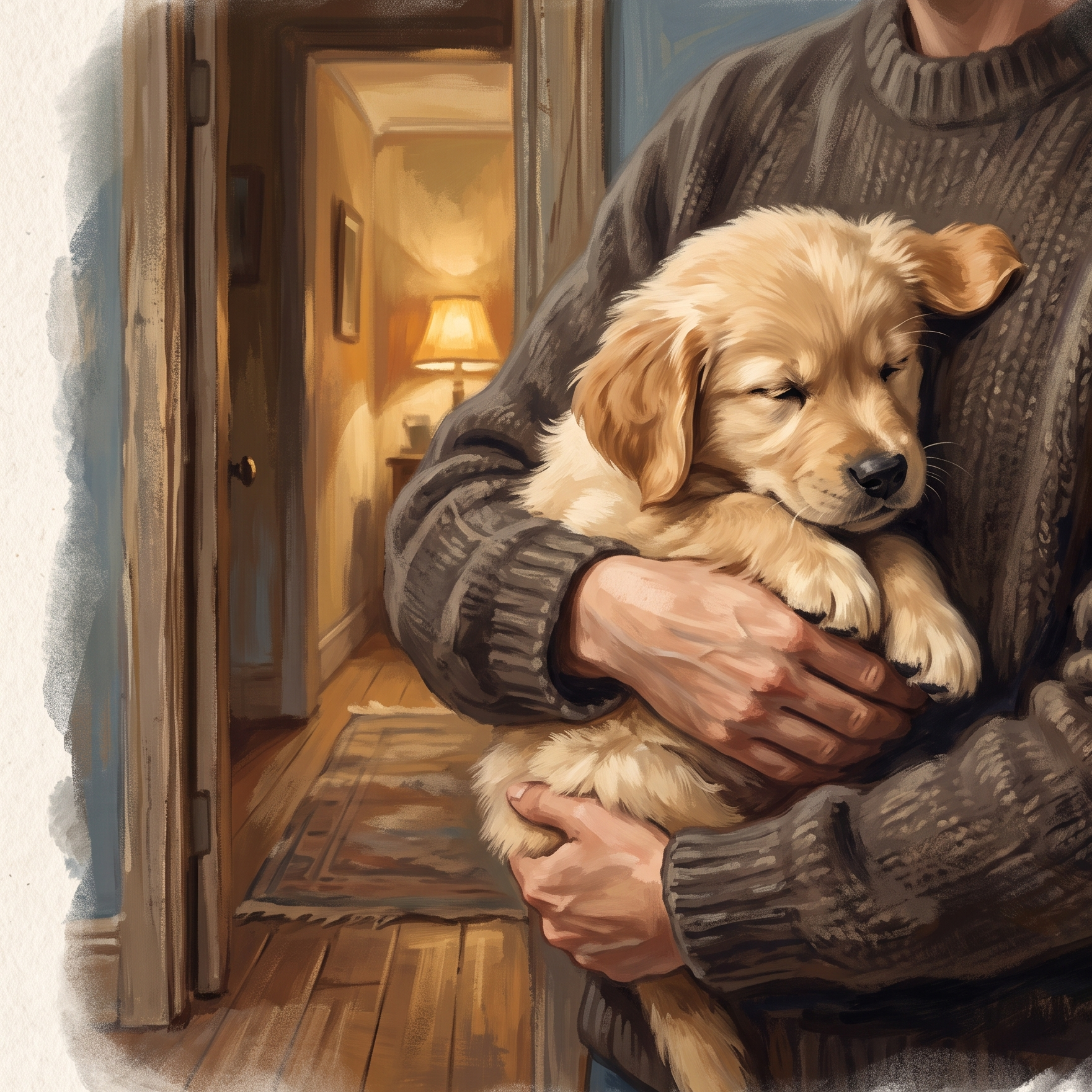 Michael, a golden retriever