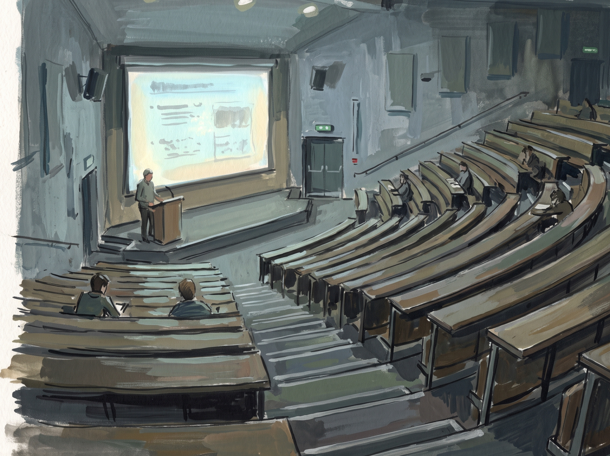 A lecture theatre