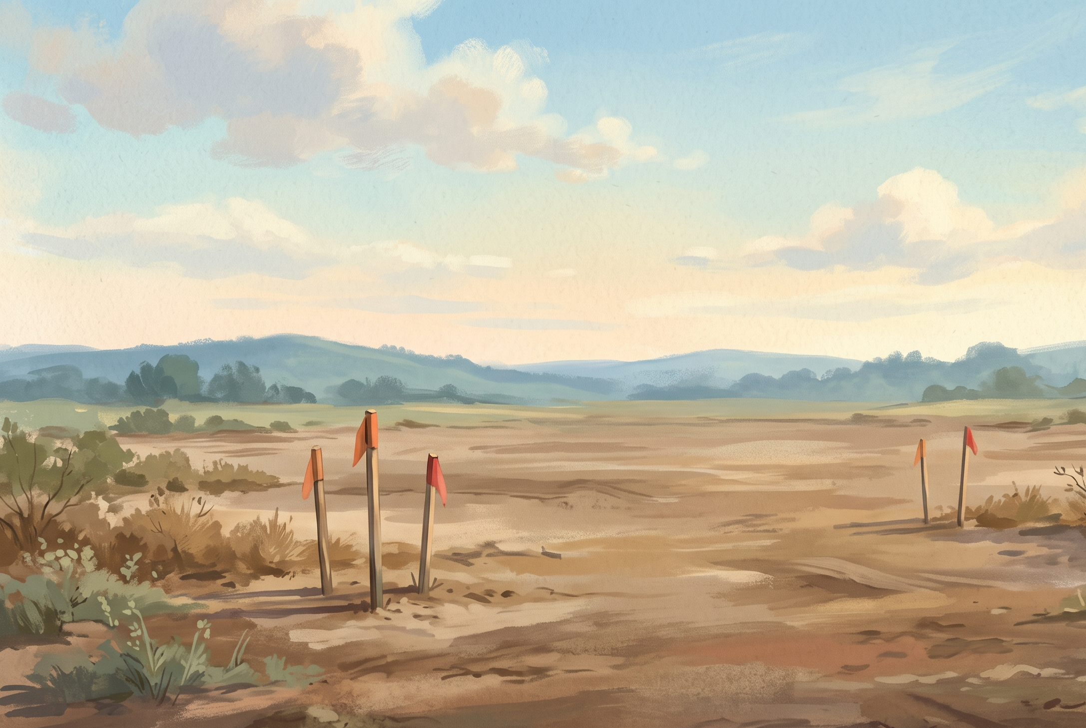 The Indikrakshini site, empty