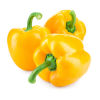 Original city produce yellow capsicums