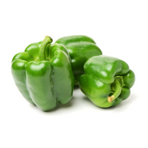 Original city produce green capsicums