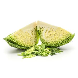 Two savoy cabbage slices chopped leaves stack isolated white background fresh green fresh savoy cabbage isolated white 109791618 1601451432