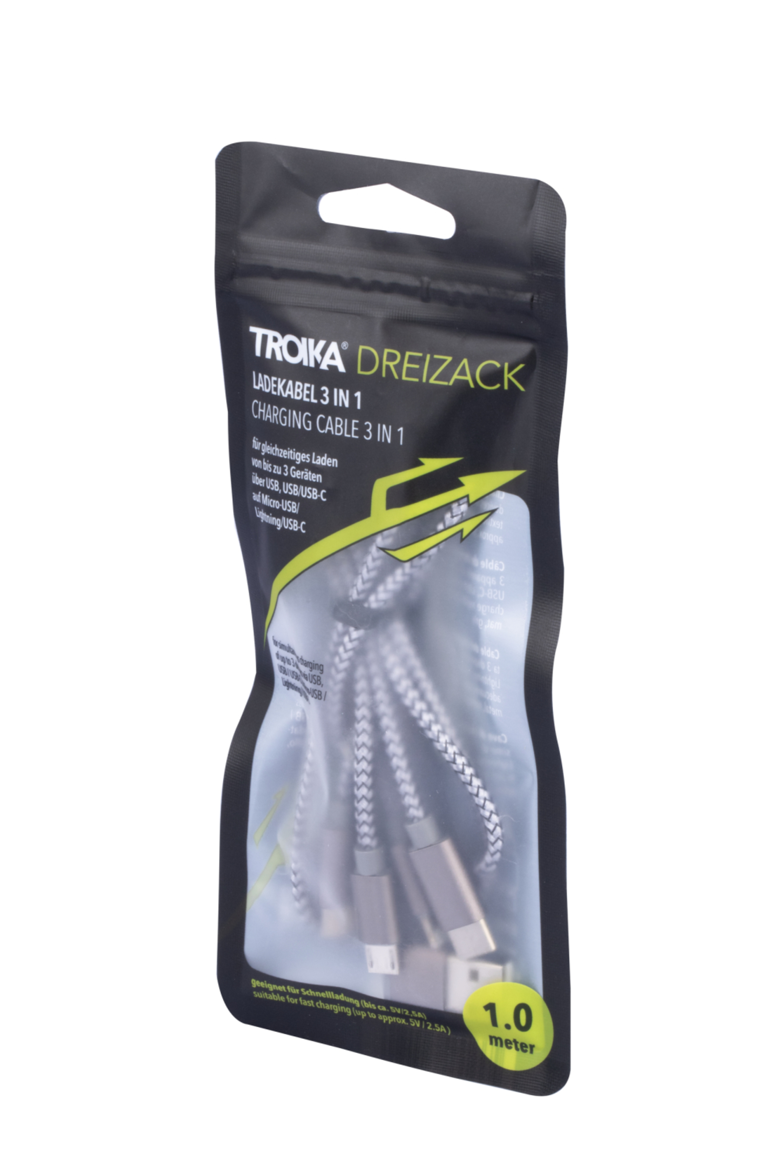 TROIKA DREIZACK in der Verpackung