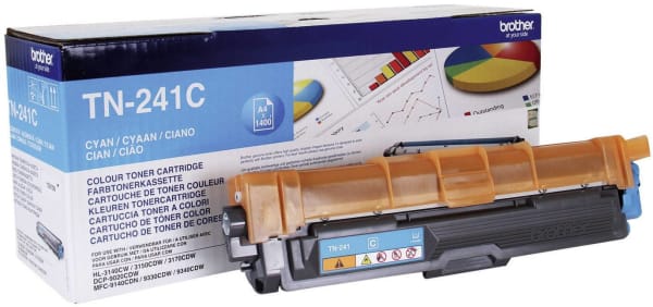 CARTOUCHE BROTHER TN241 HL3140/HL 3150/HL 3170/DCP9020/DCP9340 BLACK CARTON  15PCS (Toner) - Midad