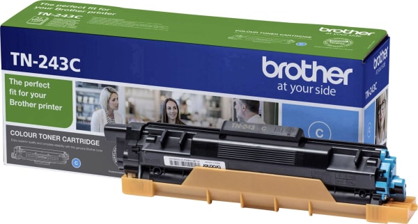 Toner Cyan TN243 1000 pages - TN243C pour imprimante Laser Brother